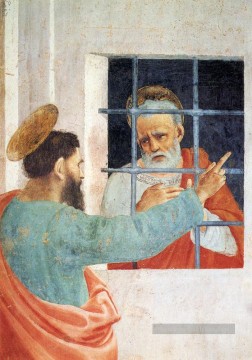 Pino Tableaux - St Pierre visité en prison par St Paul Christianisme Filippino Lippi